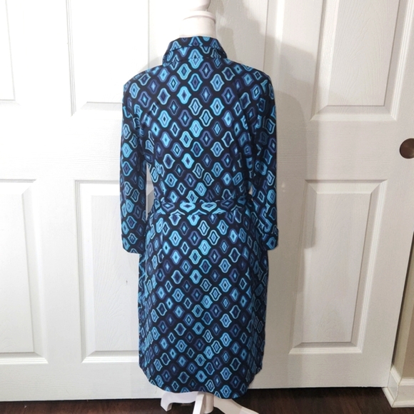 ANN TAYLOR EST 1954 SHIRT DRESS.       SIZE M PETITE BUTTON DOWN CLOSURE - Picture 6 of 11